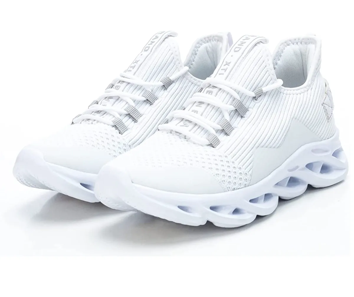 Xti Womens Fashion Trainers - White sold by The Foot Factory product image thumbnail 3