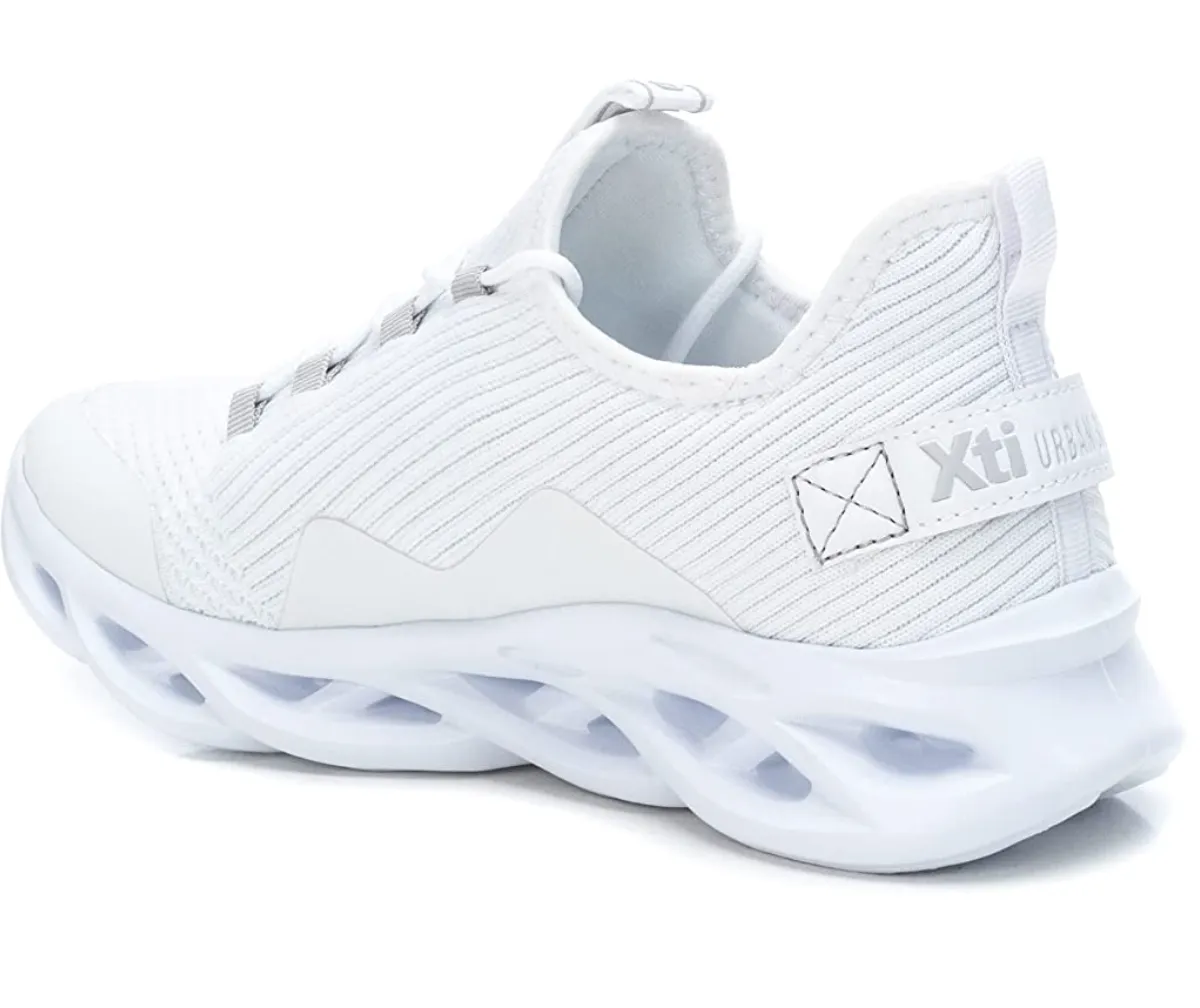 Xti Womens Fashion Trainers - White sold by The Foot Factory product image thumbnail 2