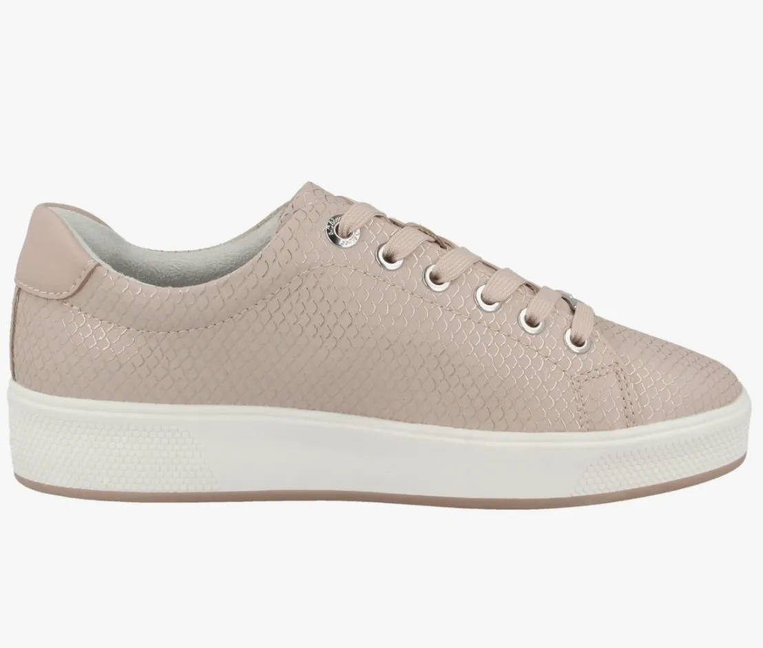 S.Oliver Womens Low Top Fashion Trainer - Soft Pink sold by The Foot Factory product image thumbnail 3
