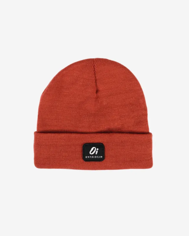 Outside In Unisex Orange Thermal Beanie - Orange sold by The Foot Factory