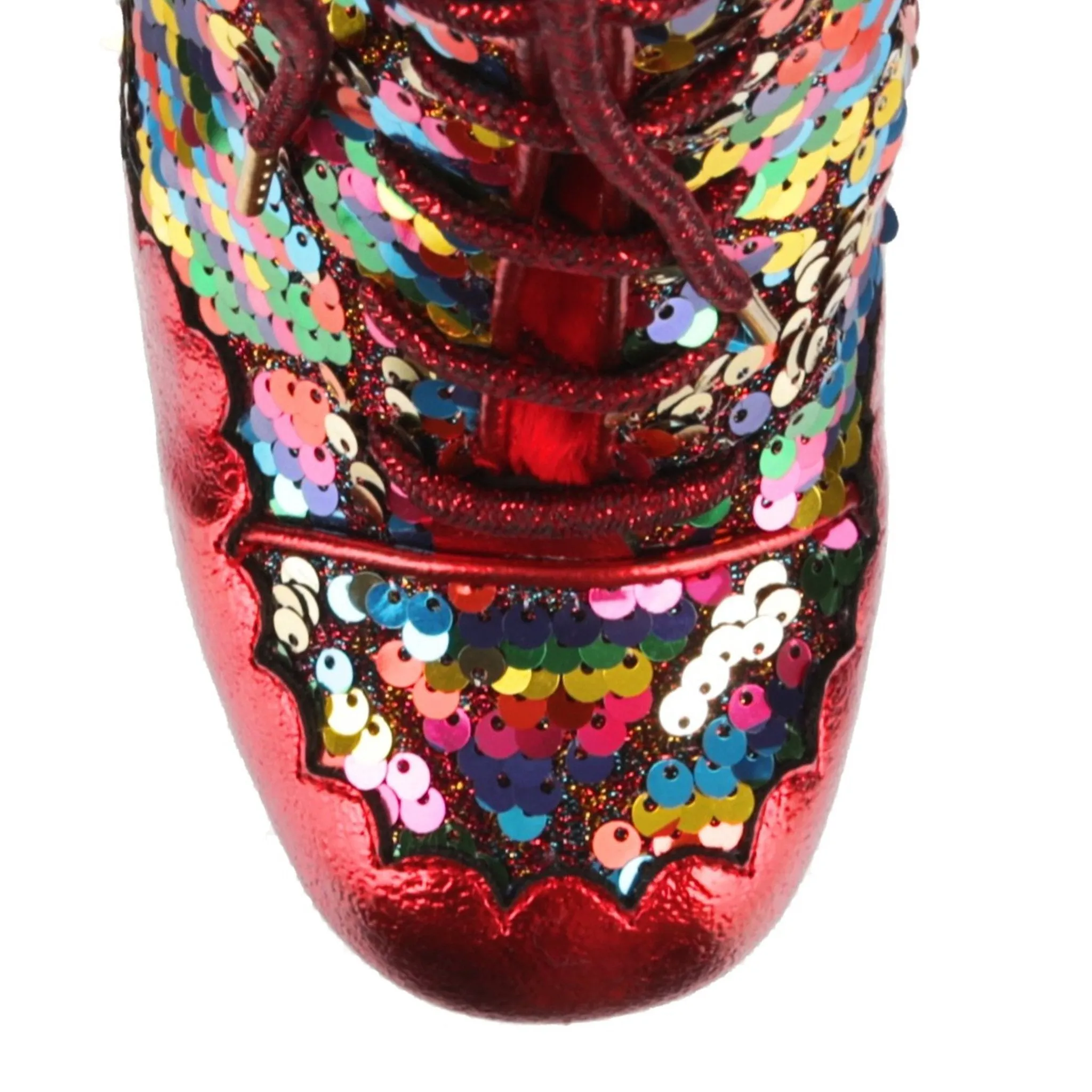 Irregular Choice Womens Pierrette Heeled Ankle Boot - Red sold by The Foot Factory product image thumbnail 5