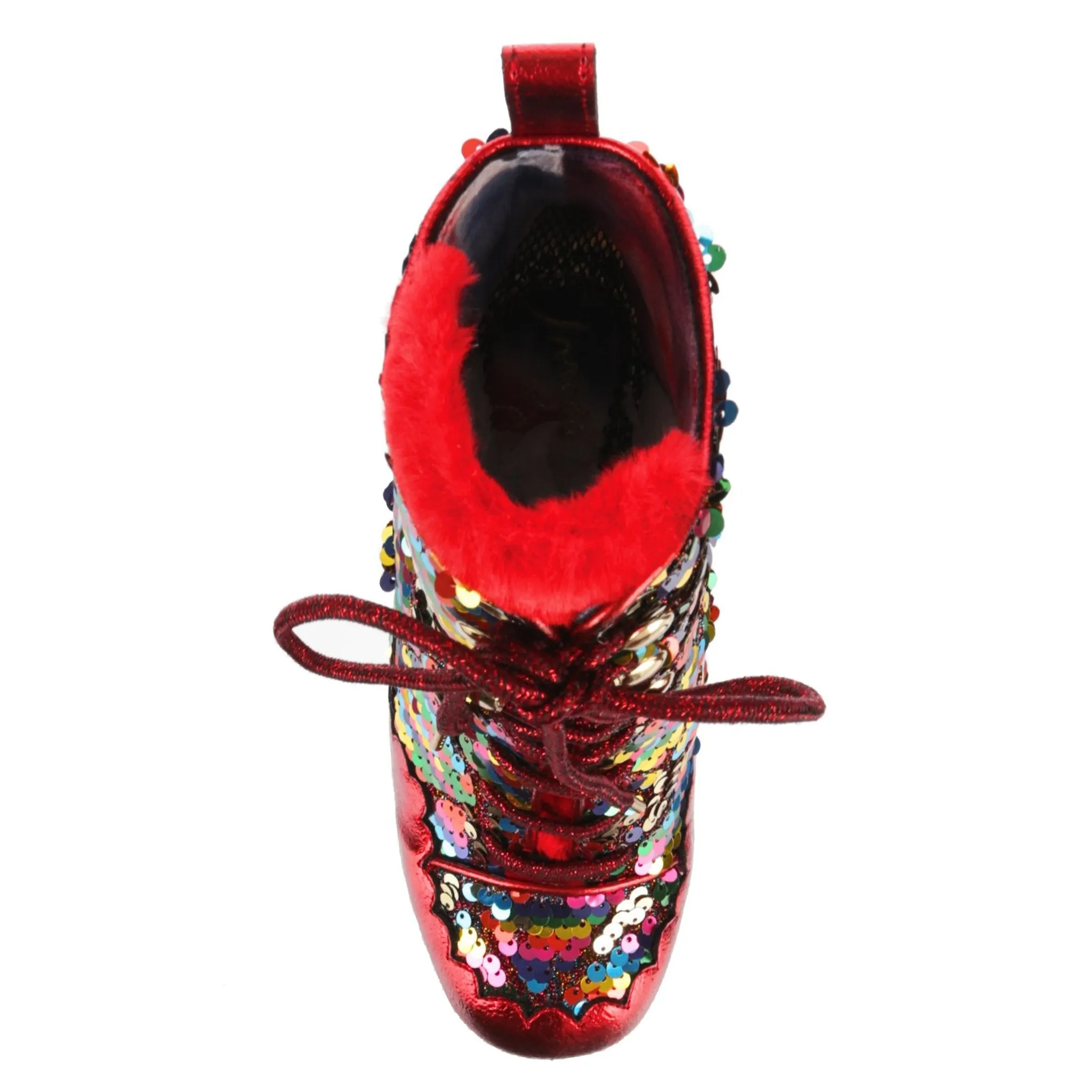 Irregular Choice Womens Pierrette Heeled Ankle Boot - Red sold by The Foot Factory product image thumbnail 4