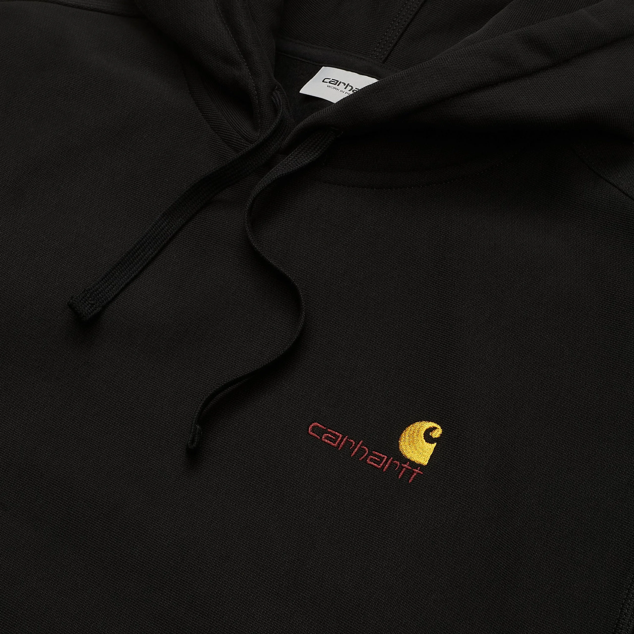 Carhartt WIP Mens American Script Sweat Hoodie - Black sold by The Foot Factory product image thumbnail 2