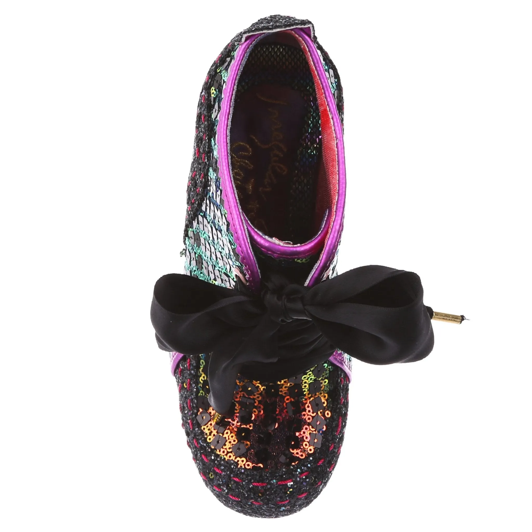 Irregular Choice Womens Abilgails Third Party Heeled Ankle Boot - Dark Pink sold by The Foot Factory product image thumbnail 4