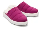 TOMS Womens Alpargata Mallow Mule Espadrille - Dark Fuchsia sold by The Foot Factory