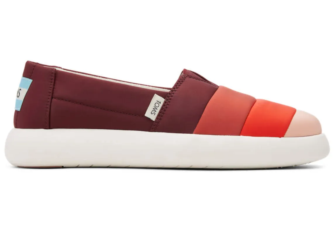 TOMS Womens Alpargata Mallow Vegan Espadrille - Burgundy sold by The Foot Factory
