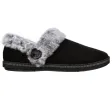 Skechers Womens Cozy Campfire Fresh Toast Vegan Slippers - Black sold by The Foot Factory