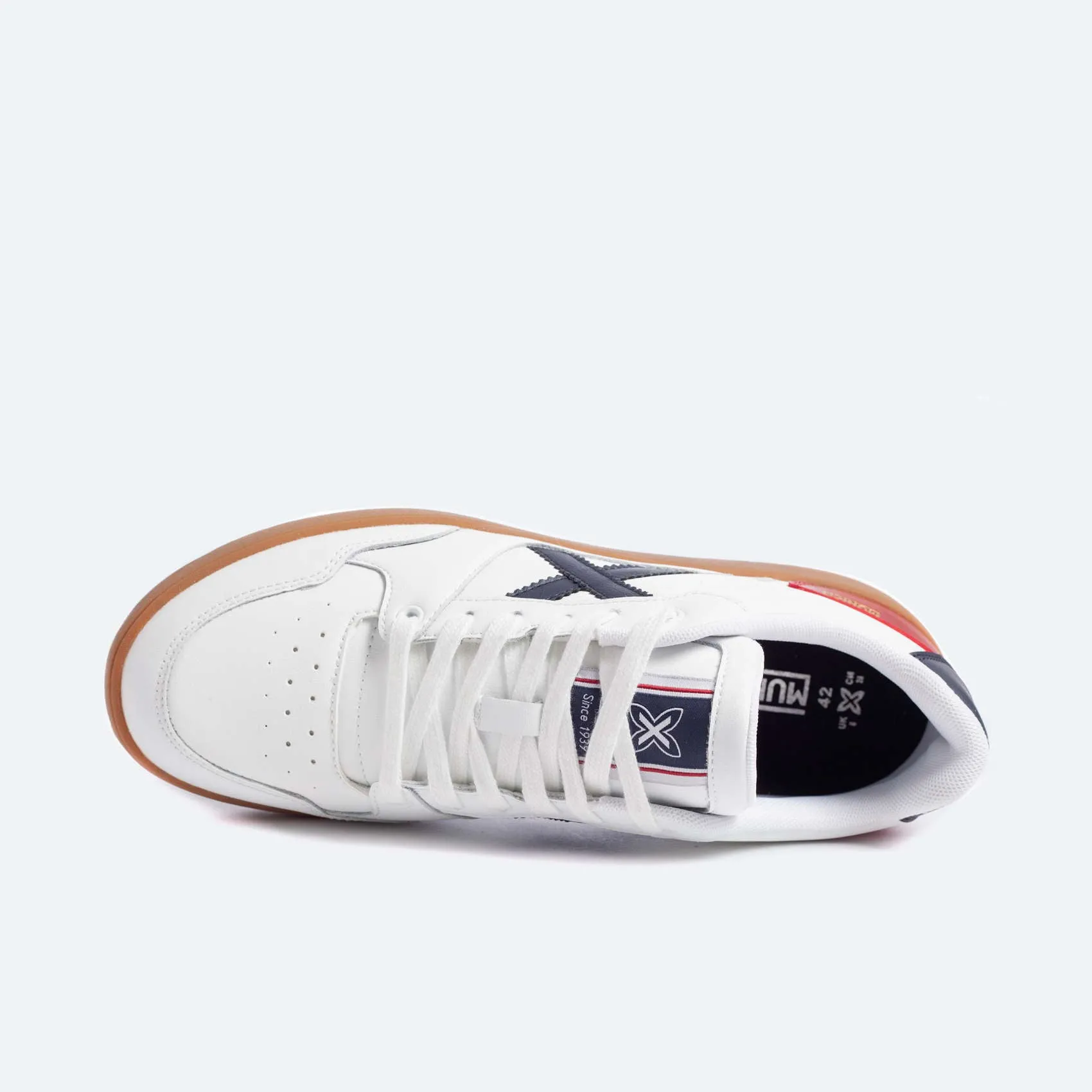 Munich Mens Legit 03 Trainers - White sold by The Foot Factory product image thumbnail 3