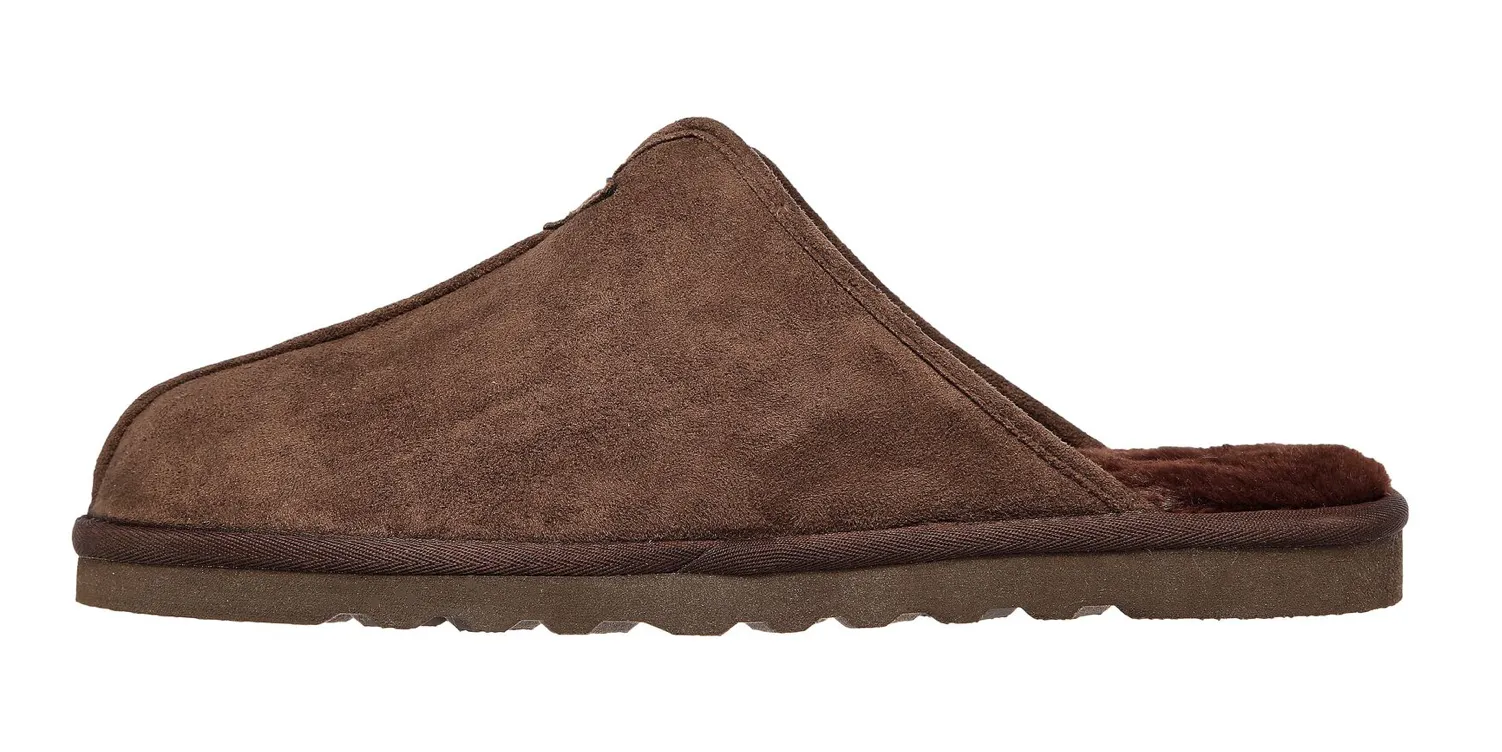 Skechers Mens Slippers - Chocolate sold by The Foot Factory product image thumbnail 4