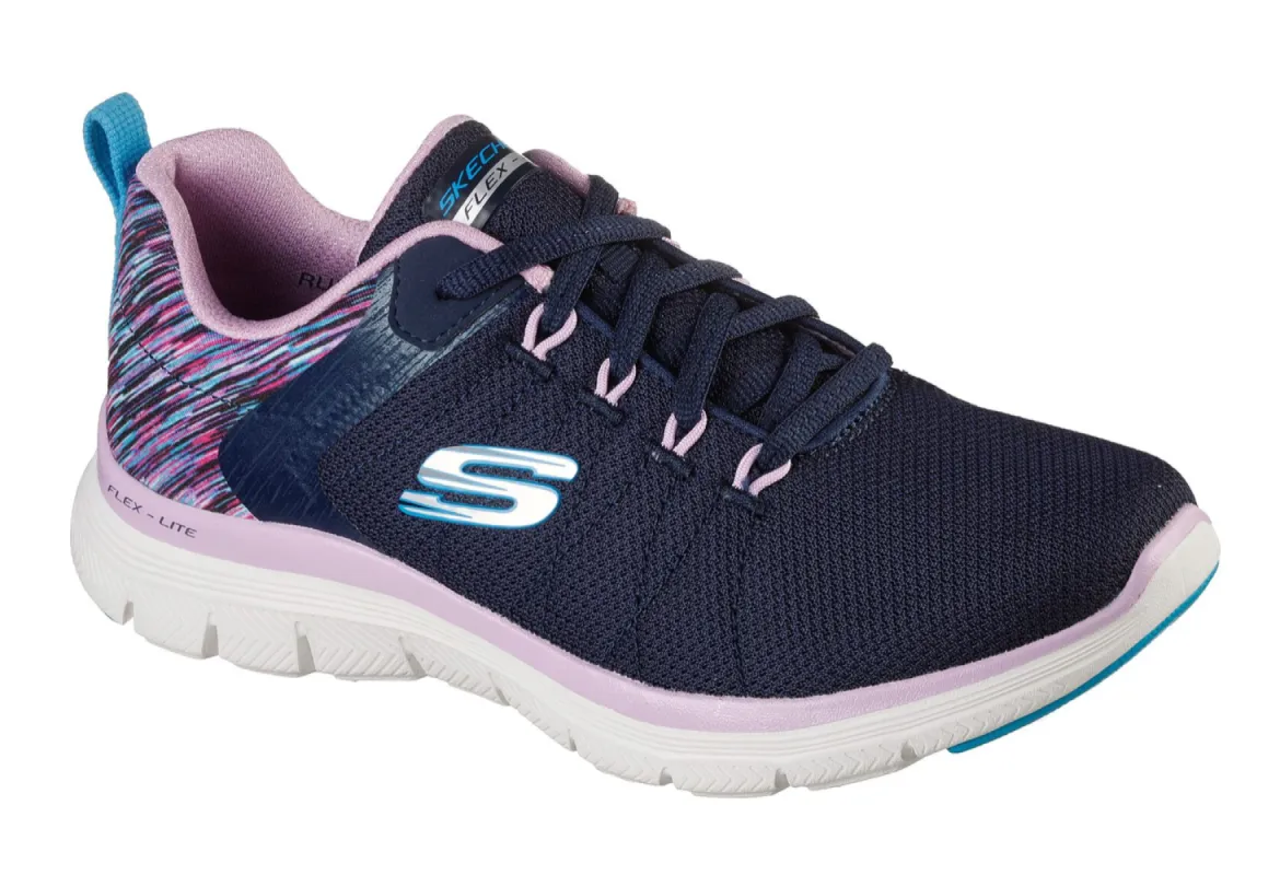 Skechers Womens Flex Appeal 4.0 Trainers - Navy sold by The Foot Factory