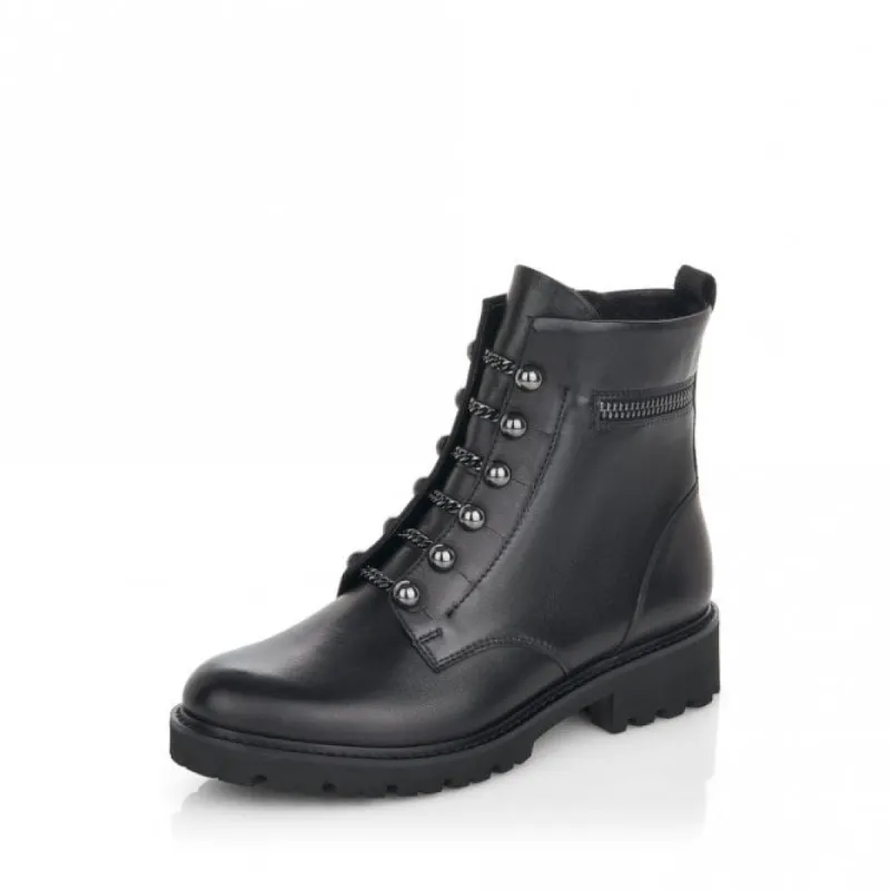 Remonte Womens Fur Lined Boots - Black made by Remonte