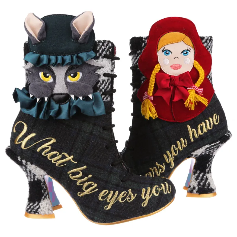 Irregular Choice Womens Little Red High Heel - Black sold by The Foot Factory