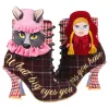 Irregular Choice Womens Little Red High Heel - Chocolate sold by The Foot Factory
