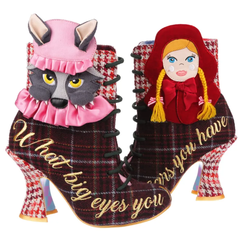 Irregular Choice Womens Little Red High Heel - Chocolate sold by The Foot Factory