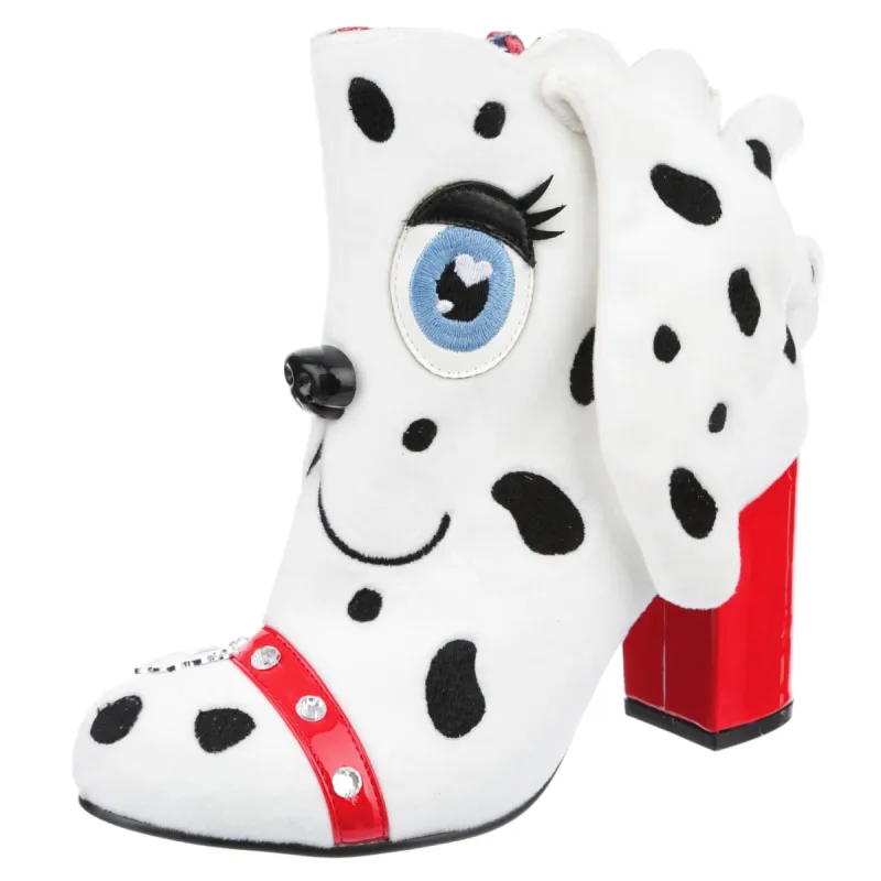 Irregular Choice Womens Pooch Perfect High Heel - White sold by The Foot Factory