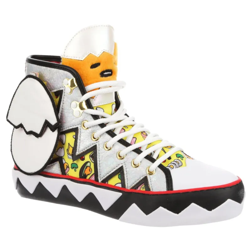 Irregular Choice Womens Hello Kitty You Crack Me Up High Top Trainers sold by The Foot Factory