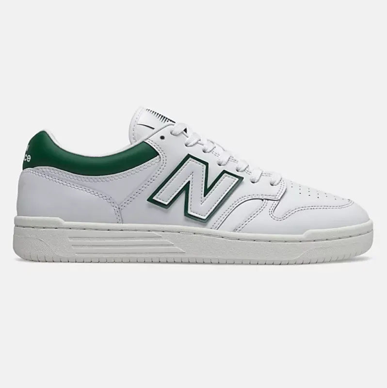 New Balance Mens 480 Basket Ball Trainers - White sold by The Foot Factory