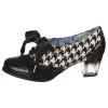 Irregular Choice Womens Corporate Beauty Mid Heel - Black / White sold by The Foot Factory