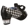 Irregular Choice Womens Corporate Beauty Mid Heel - Black / White sold by The Foot Factory