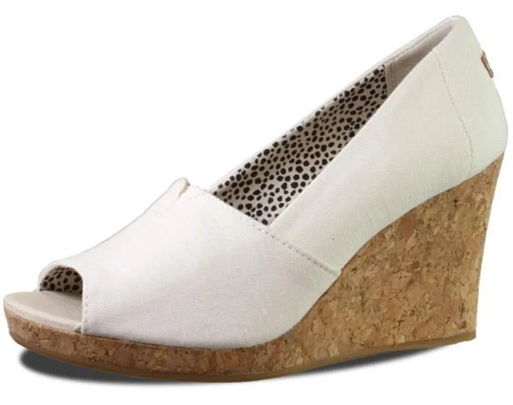TOMS Womens Michelle Wedge - Natural made by Toms