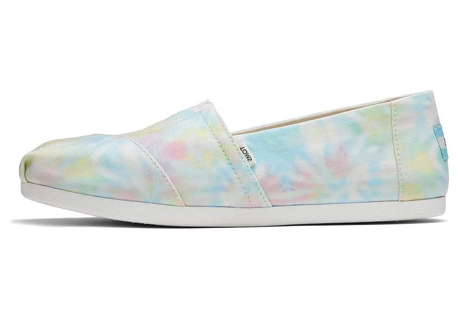 TOMS Womens Tie Dye Alpargata Espadrille sold by The Foot Factory