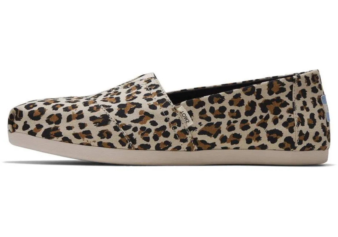 TOMS Womens Leopard Alpargata Espadrille - Birch sold by The Foot Factory