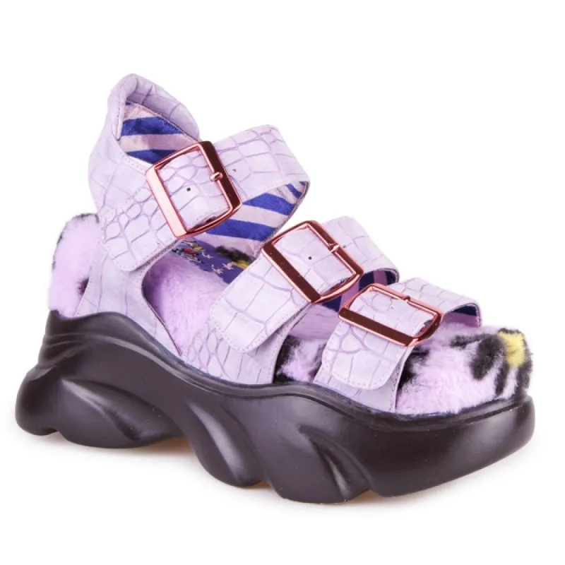 Irregular Choice Womens Oh Snap Sandal - Purple sold by The Foot Factory