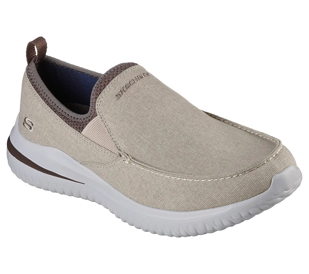 Skechers - Delson 3.0 Chadwick Loafer - Taupe sold by The Foot Factory