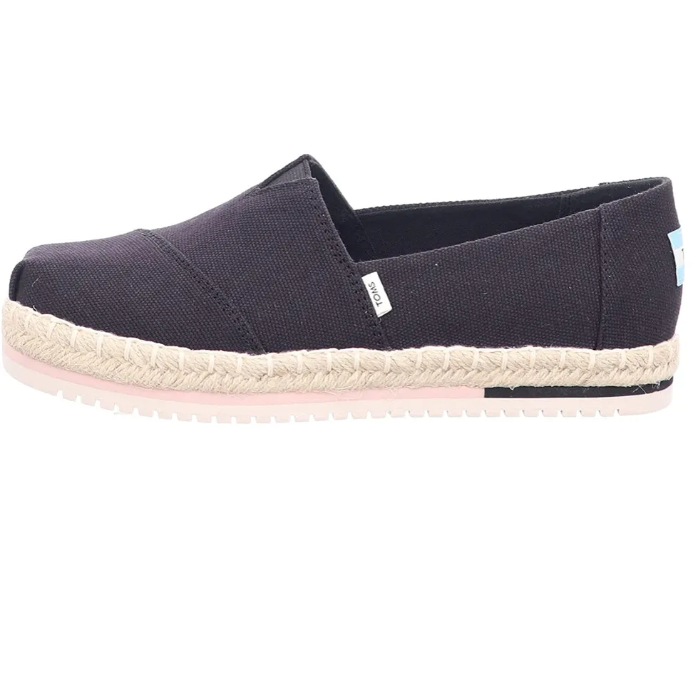 TOMS - Women's Platform Espadrilles - Black sold by The Foot Factory product image thumbnail 2