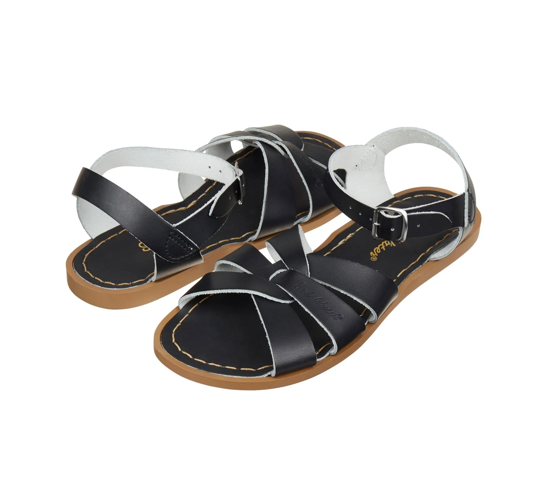 Salt Water Sandals Womens Original Sandal - Black sold by The Foot Factory product image thumbnail 2