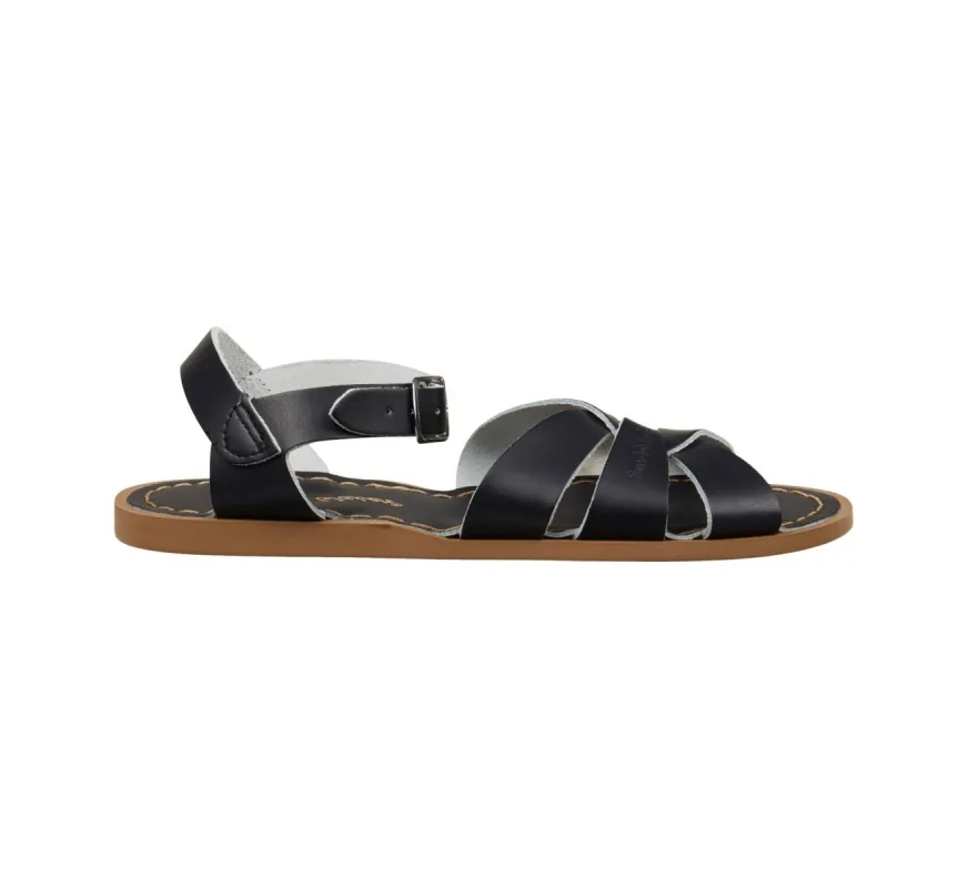 Salt Water Sandals Womens Original Sandal - Black made by The Foot Factory