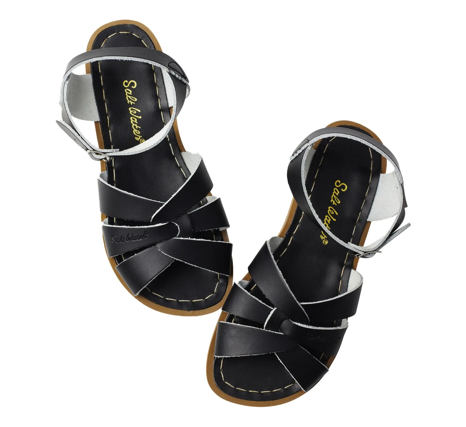 Salt Water Sandals Womens Original Sandal - Black sold by The Foot Factory product image thumbnail 3