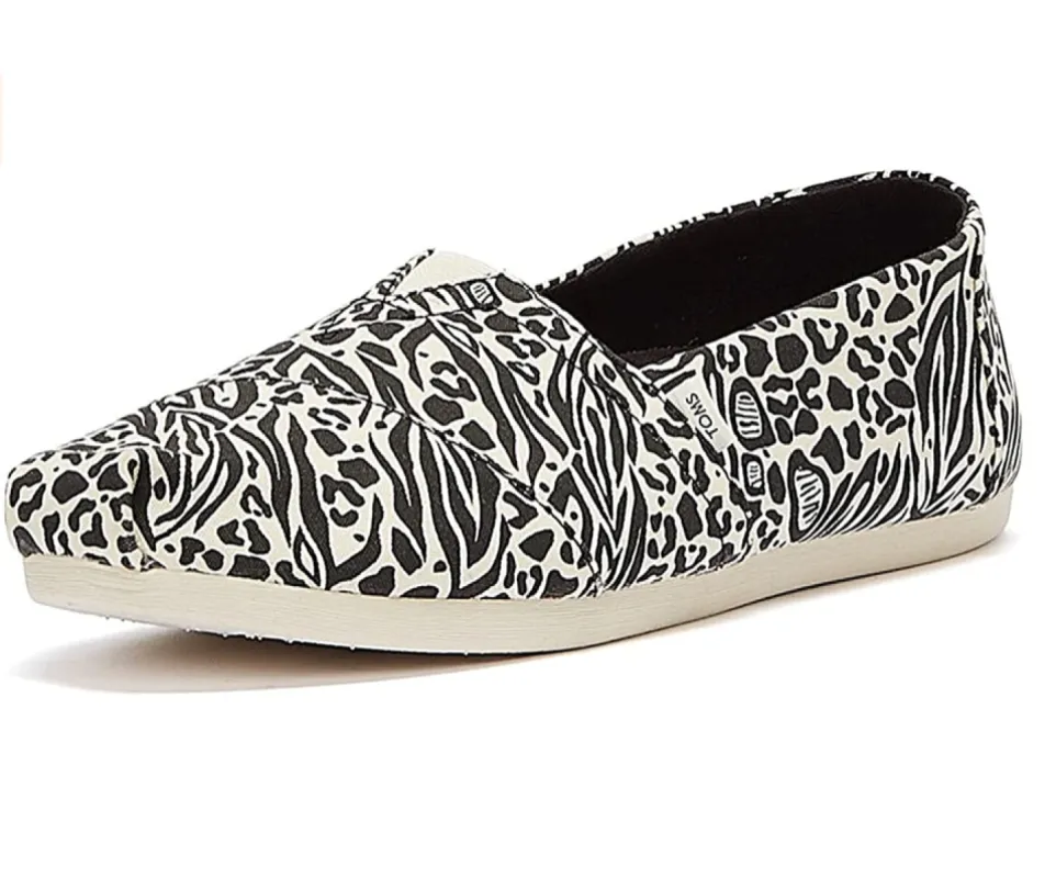 TOMS - Womens - Alpargata Hybrid Black/White Espadrilles made by Toms