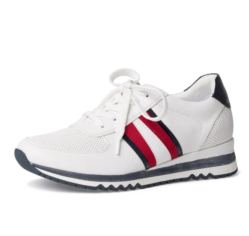 Marco Tozzi Womens Trainers - White sold by The Foot Factory