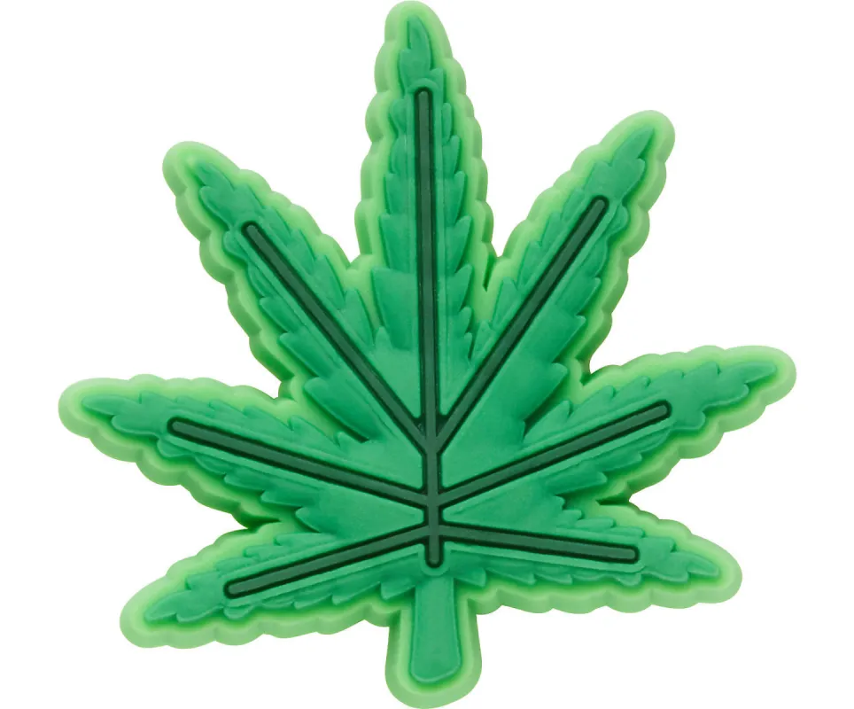 Crocs Jibbitz Hemp Leaf Charm sold by The Foot Factory