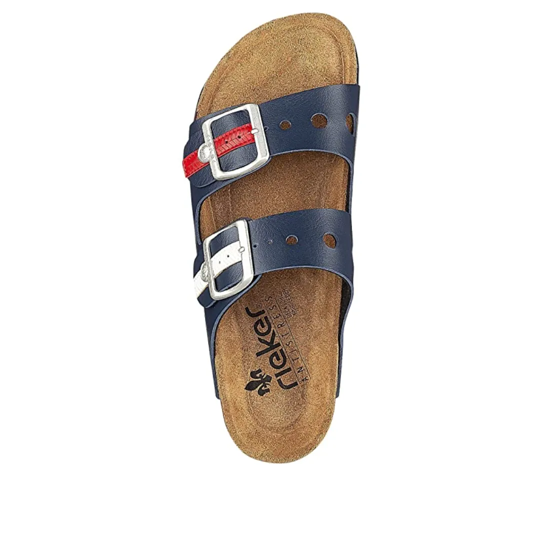 Rieker Womens Fashion Sandals - Navy sold by The Foot Factory product image thumbnail 3