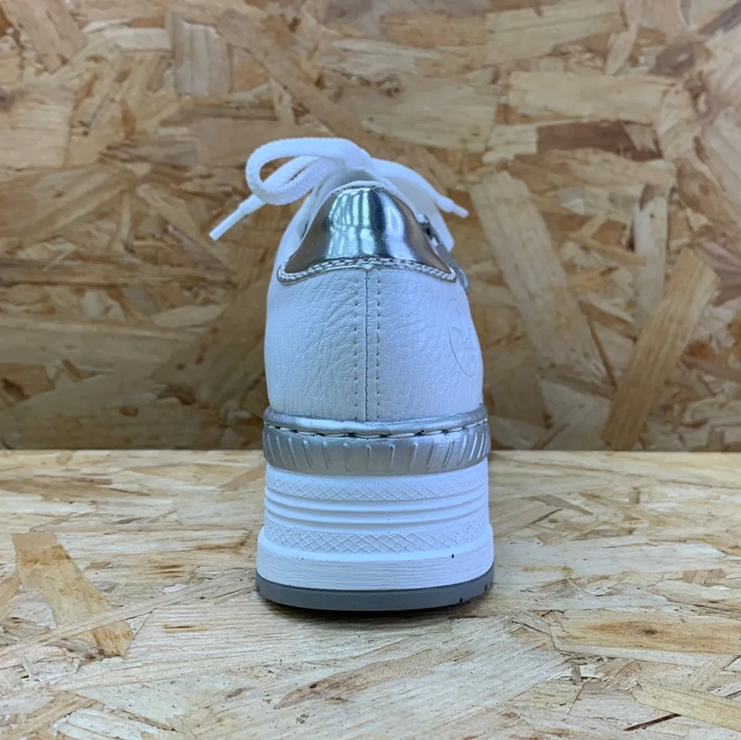 Rieker Womens Fashion Trainer - White sold by The Foot Factory product image thumbnail 5