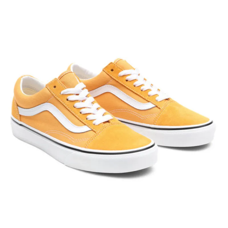 Vans - Old Skool - Women's Trainers - Golden Nugget / True White sold by The Foot Factory