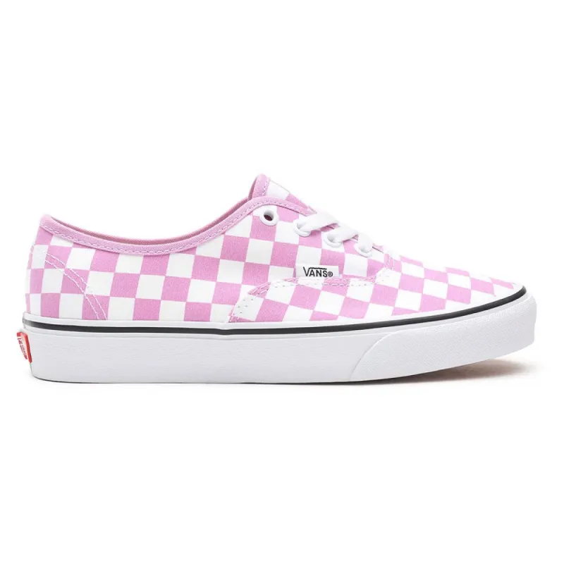 Vans - Women's  Authentic Trainer - Pink Checkerboard sold by The Foot Factory