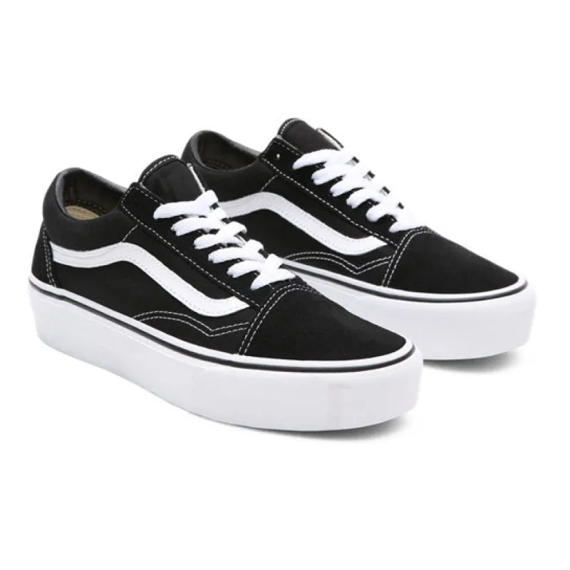 Vans - Old Skool Platform - Black / White sold by The Foot Factory