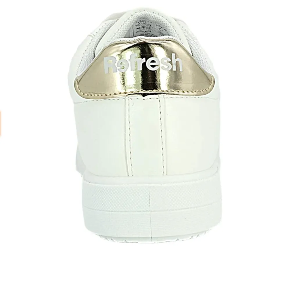 Refresh Womens Fashion Trainers - White / Platinum sold by The Foot Factory product image thumbnail 4