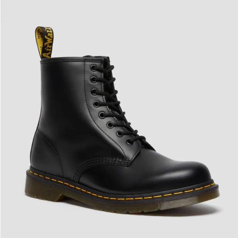 Dr Martens Unisex 1460 Black Smooth Leather - Black sold by The Foot Factory