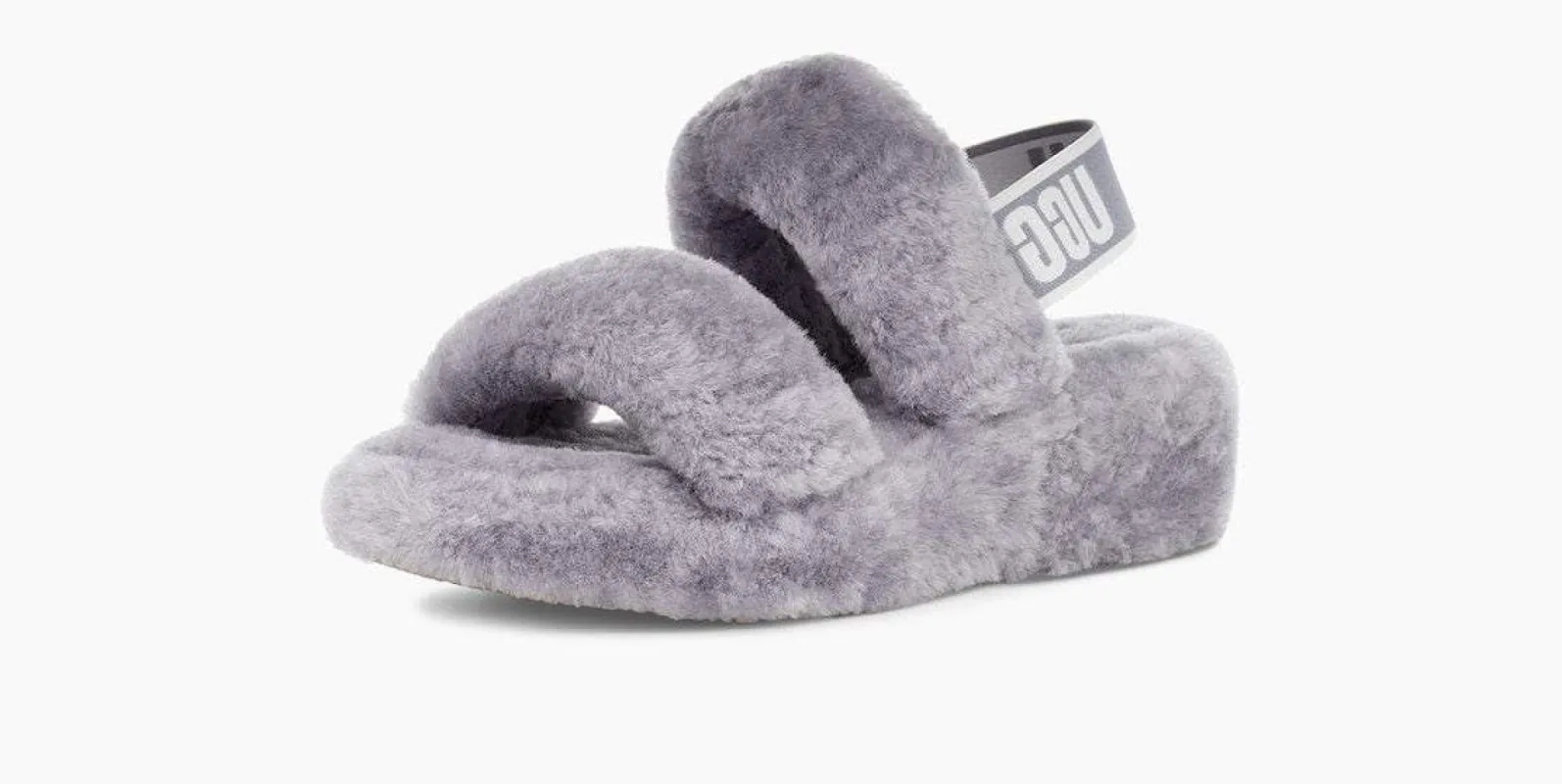 Ugg Womens Oh Yeah! Slipper - Grey sold by The Foot Factory