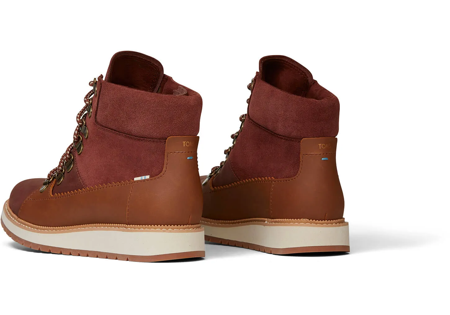 TOMS Womens Mesa Waterproof Leather Boots - Brown sold by The Foot Factory product image thumbnail 2