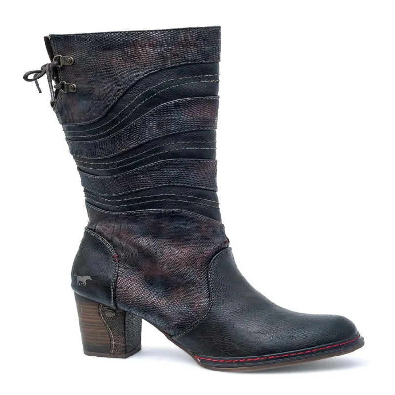 Mustang-Mokka-Tall-Boots-1287-514-303 sold by The Foot Factory