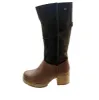 Oak & Hyde Womens Kensington Hi Bombain Suede Textile Leather Boots sold by The Foot Factory