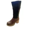 Oak & Hyde Womens Kensington Hi Bombain Suede Textile Leather Boots sold by The Foot Factory