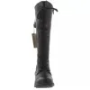 Oak & Hyde Womens Cesar Bridge 18 Leather Utility Boots - Black sold by The Foot Factory