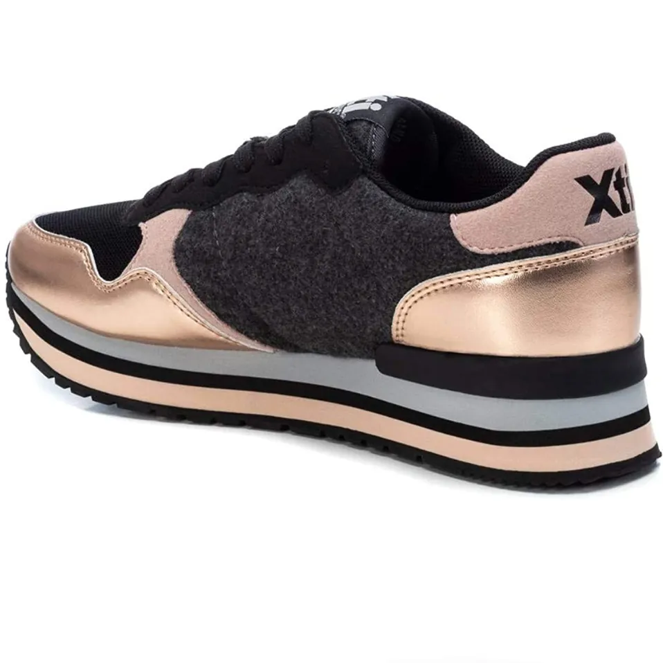 XTI - 44451 - Women's Fashion Trainers - Bronze sold by The Foot Factory product image thumbnail 4