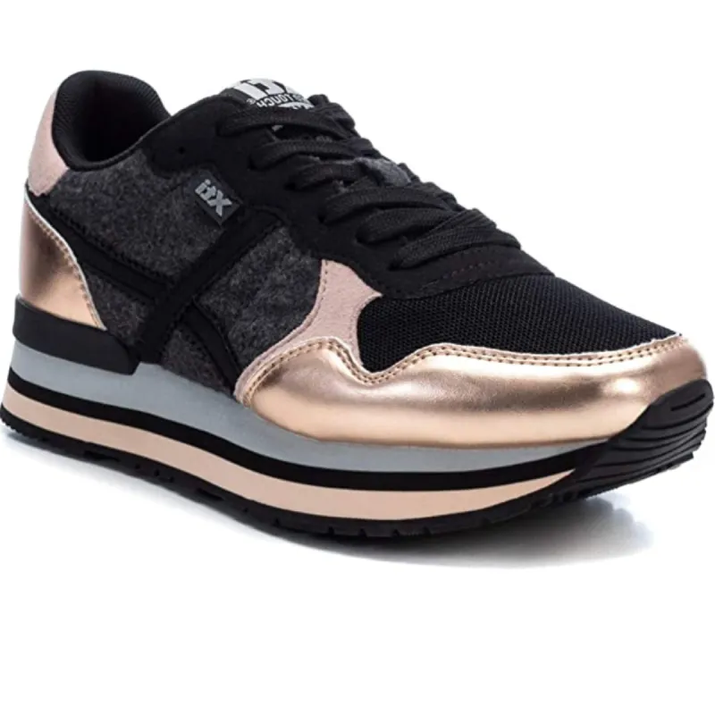 XTI - 44451 - Women's Fashion Trainers - Bronze sold by The Foot Factory